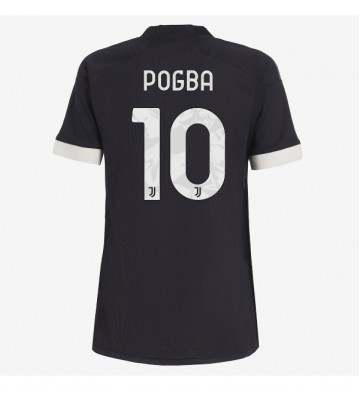 Juventus Paul Pogba #10 Koszulka Trzecich Kobiety 2023-24 Krótki Rękaw